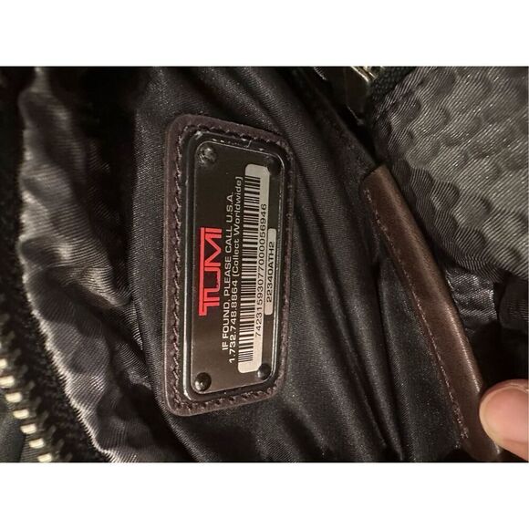 TUMI ALPHA BRAVO 22340ATH2 2way Duffel bag Boston bag shoulder bag Gray men - Picture 7 of 8